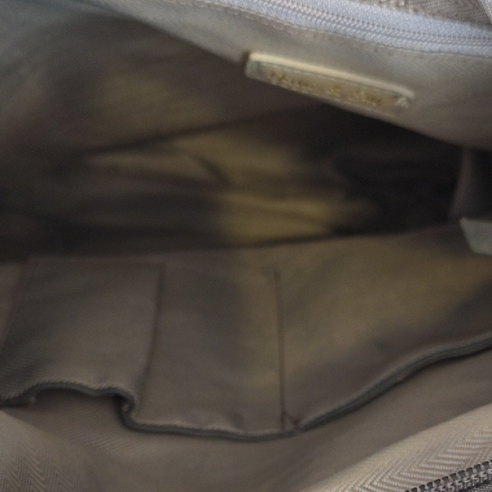 Dani & Em Gray Backpack Purse Gold Hardware - Picture 10 of 10